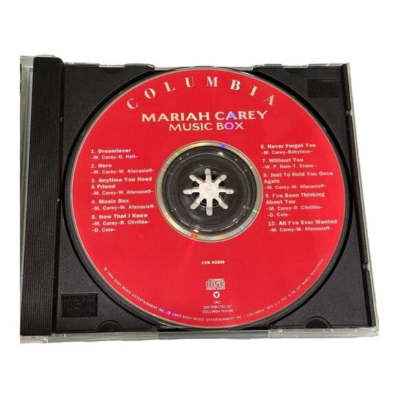 Mariah Carey CD Lot Music Box & Self-Titled Album Pop R&B Columbia 90s Classic - Picture 5 of 10